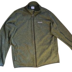 Columbia Zip Front Fleece & Knit Jacket